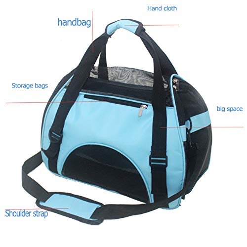 PET HOUND Bolso con Ruedas para Perros Gatos Trolley Mochila de Tranporte Mochila Perro Mascotas Perros Gato Bolsa de Hombro Gato de Viaje Bolsa de Transporte para Perros 47 * 30 * 23