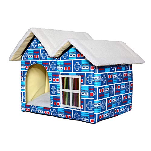 Pet House Casa para Perro Desmontable Tienda impermeable para Perros y Gatos Interior y Exterior Caseta Pequeños Animales