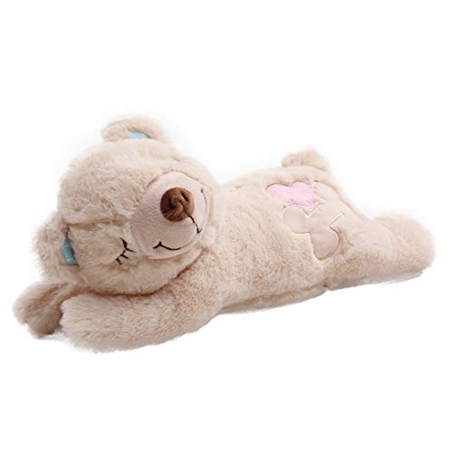 pet prime Perro de Juguete de Peluche Latido del Corazón Juguete de Perro Cálido Juguete de Peluche - Oso de Peluche