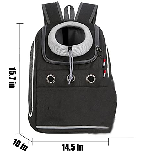 Pet Sling Backpack Adjustable Pet Backpack Kangaroo-Style Pet Sling Suitable for Small and Medium-Sized Cats and Dogs Suitable for Walking and Traveling