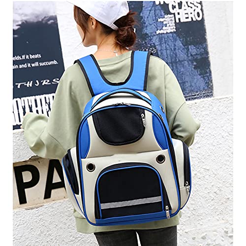 Pet Sling Backpack Adjustable Pet Backpack Kangaroo-Style Pet Sling Suitable for Small and Medium-Sized Cats and Dogs Suitable for Walking and Traveling