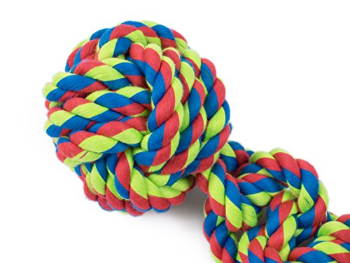 Petface Juguete para Perros Toyz Rope Ball Tugger