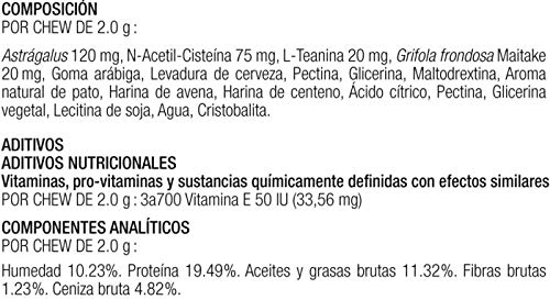 petia Vet health Inmunoprotector 360º Potenciador del Sistema Inmune para Perros y Gatos - 60 Chews