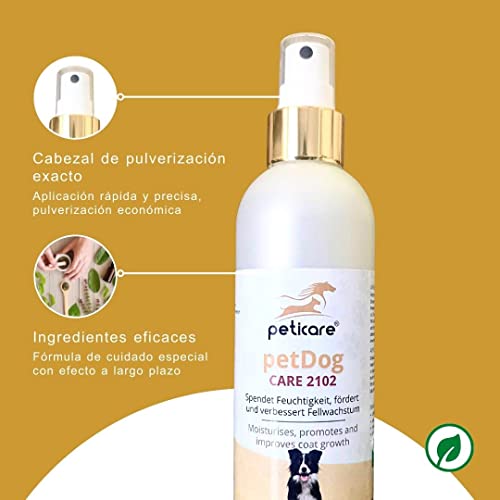 Peticare Crecimiento del Pelo y Brillo del Pelaje en Perros 250ml