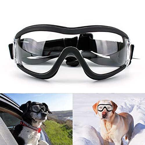 PETLESO Gafas de sol para perros grandes, superfrescas, fáciles de llevar, antirayos UV, gafas de protección para motocicleta, para perros grandes y medianos