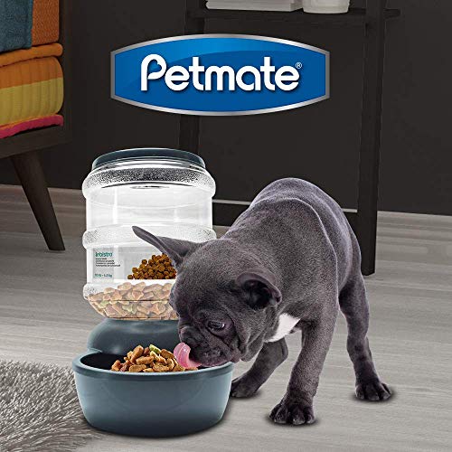 Petmate 24569 Comedero Automático Le Bistro, 4.54 kg, Azul