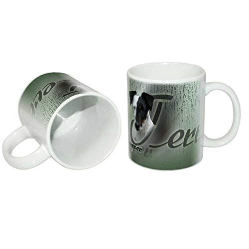 Pets-easy - Tazas personalizadas para perro fox terrier (pelo liso)