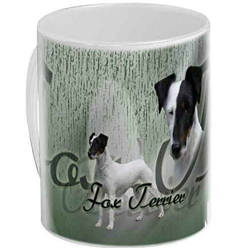 Pets-easy - Tazas personalizadas para perro fox terrier (pelo liso)