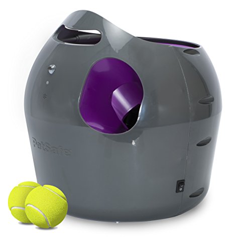 PetSafe: Lanzador automático de pelotas de tenis para perros, Juguete interactivo para perros, Entrenamiento de juego en interiores o exteriores, Configuración múltiple, Resistente al agua