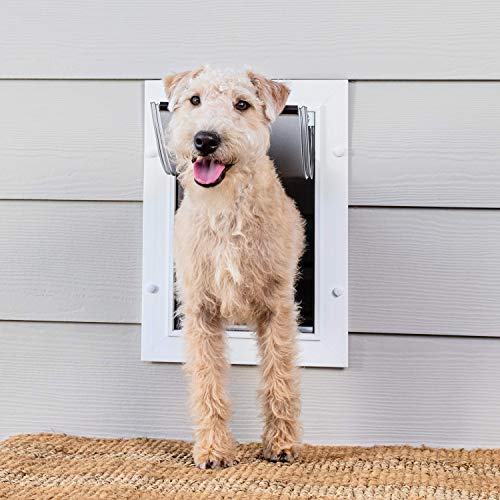 PetSafe - Puerta de Entrada de Pared para Mascotas, Color Blanco