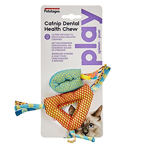 Petstages Catnip Dental Health Chews - Juguete para la salud dental - Para gatos - Multicolor - Pack de 2