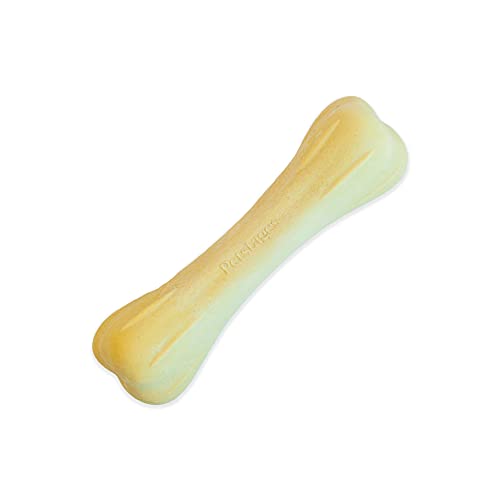 Petstages Chick-a-Bone - Juguete con forma de hueso de pollo para perros - Para morder, con sabor a carne de ave - Seguro, natural y sano