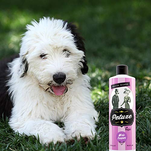 Petuxe Champú Vegano hidratante. Champú Vegano Perros. Champú Mascotas. Mantos Largos y Lisos. Poder lavante, hidratante y vitalizante. Brillo y suavidad (5000 ml)