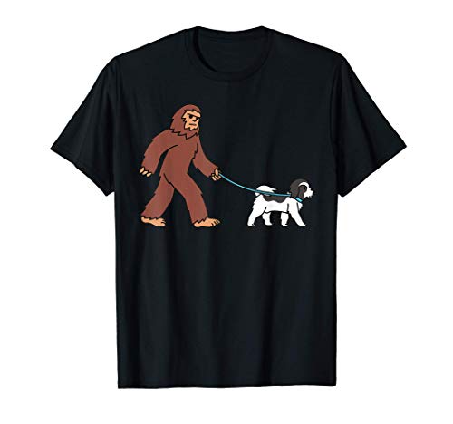 Pie Grande Lhasa Apso Perro Camiseta