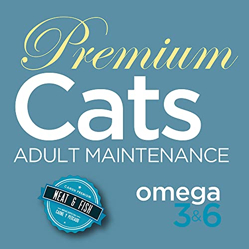 Pienso para Gatos Adultos para Todas Las Razas y tamaños Rico en Pollo y Pescado Alimento seco para Gatos 3 kg Canun Cats Daily Maintenance