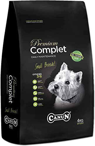 Pienso para Perros Razas pequeñas Rico en Pollo Alimento seco para Perros 4 kg Canun Complet Small Breeds