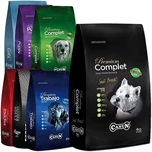 Pienso para Perros Razas pequeñas Rico en Pollo Alimento seco para Perros 4 kg Canun Complet Small Breeds