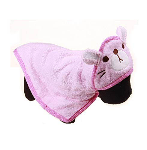 Pijamas Toalla Perrito del Animal Doméstico, Súper Absorbente De Secado Rápido Toalla De Secado Toalla De Secado Albornoz Mascota Albornoz Desgaste Fácil para Los Pequeños Perros Medianos