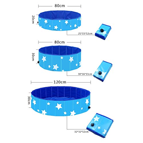 Piscina De Baño para Perros Grandes y Niños Pequeños Medianos, El Estanque De La Piscina del Perro De Agua Estera De Disco Duro Portátil De Plástico Cachorro Piscina Plegable De Baño