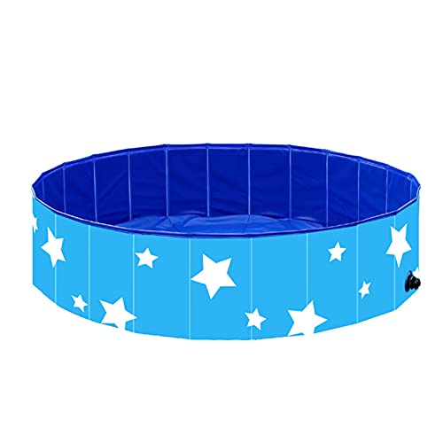 Piscina para perros plegable Piscina grande de PVC para perros Piscina de agua plástico duro para gatos Piscina para mascotas Estanque plegable para nadar al aire libre en verano para perros y niños