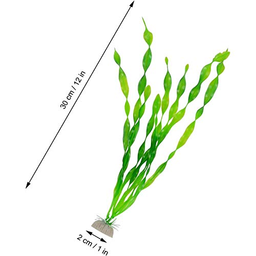 Plantas De Plástico Verde De Acuario 10 Piezas De Adorno De Plantas De Plástico Plantas De Decoración De Acuario Artificial Plantas De Acuario Planta De Acuario De Plástico para Decoración De Pecera