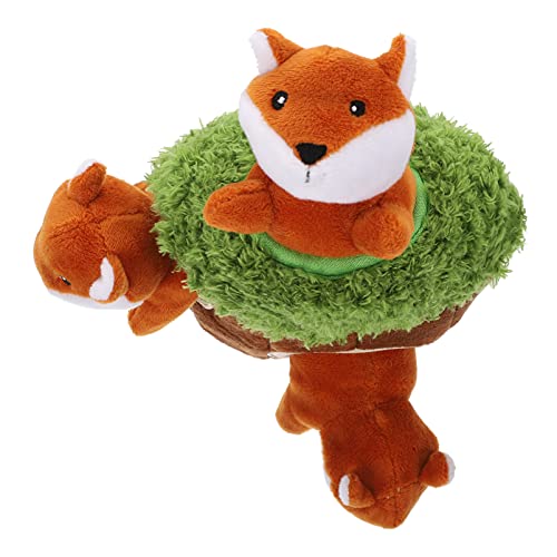 POPETPOP 1 Juego de Juguetes de Peluche de Perro Ardilla Ocultar Una Ardilla de Peluche de Juguete de Perro de Juguete Interactivo Ocultar Y Buscar Ardilla Rompecabezas de Juguete Durable