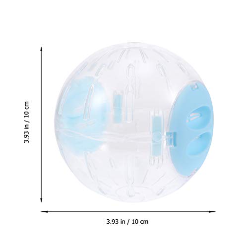 POPETPOP Bola de Hámster Rueda Transparente Hámster Ejercicio Bola Pequeña Actividad Ejercicio Pelota Juguete para Animal Pequeño Mascota