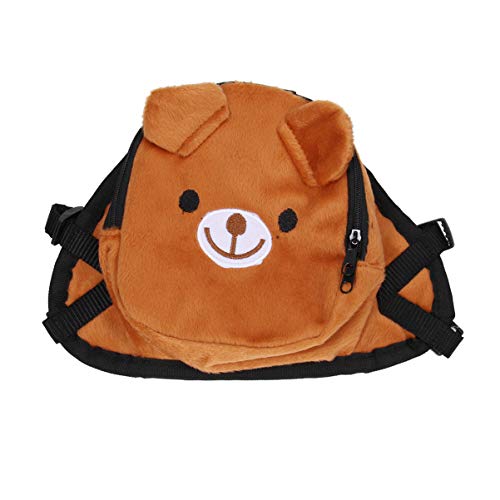 POPETPOP Bolsa de Tratamiento para Perros-Mochila para Mascotas Oso de Peluche Pequeña Mochila de Peluche