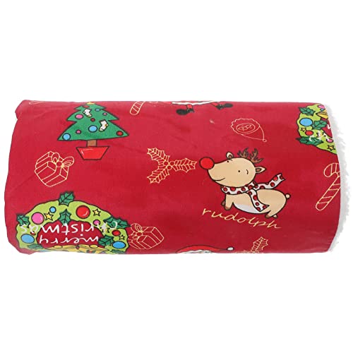 POPETPOP Colgante Peluche Tunnel Hamster Hammock Peluche Túnel Y Tubo Pequeños Animales Pequeñas Pájaros Jaula Colgante Camas para Loros Squirrel Chinchillas Rojo