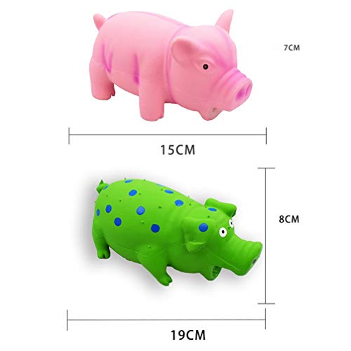 POPETPOP Mascota Mordedura Toy-- Juguetes Chirriantes Cerdo para Perros Mascota Masticar Juguete Mordedura Juguete Juguete de La Fuente de Sonido Cerdo de Juguete Educativo Rechinamiento