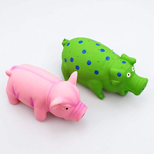 POPETPOP Mascota Mordedura Toy-- Juguetes Chirriantes Cerdo para Perros Mascota Masticar Juguete Mordedura Juguete Juguete de La Fuente de Sonido Cerdo de Juguete Educativo Rechinamiento