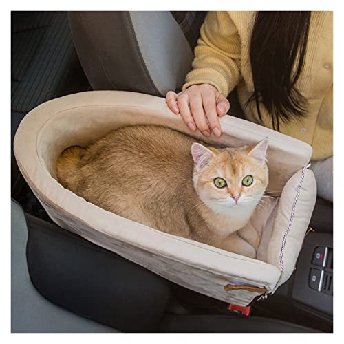 Portavasos de agua para coche Asiento De Coche Portátil Para Perros Y Mascotas, Control Central, Transportadores Antideslizantes Para Perros, Caja Segura Para Reposabrazos Para Coche, Caja Elevadora,