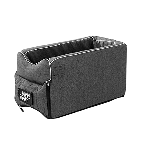 Portavasos de agua para coche Asiento De Coche Portátil Para Perros Y Mascotas, Control Central, Transportadores Antideslizantes Para Perros, Caja Segura Para Reposabrazos Para Coche, Caja Elevadora,