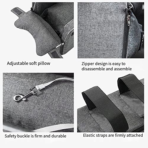 Portavasos de agua para coche Asiento De Coche Portátil Para Perros Y Mascotas, Control Central, Transportadores Antideslizantes Para Perros, Caja Segura Para Reposabrazos Para Coche, Caja Elevadora,