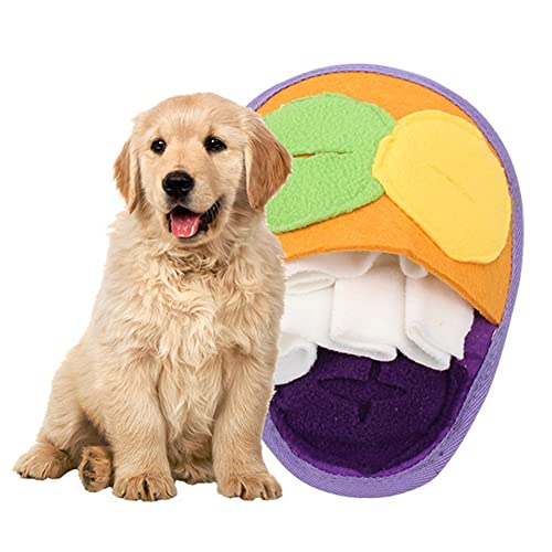 Poseca Colchoneta Snuffle para Perros Pequeños,Perro Snuffle Mat Zapatilla Forma Perro Rompecabezas Juguetes para aburrimiento forrajeo Habilidades Mat