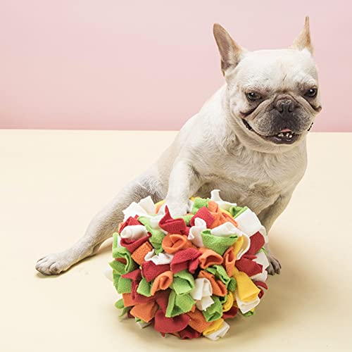 Poseca Snuffle Mat Ball para Perros, Juguetes para Perros Dispensador de Comida para Perros Juguete para Perros Alimentación Lenta Forrajeo Habilidad Rompecabezas Juguetes para Perros