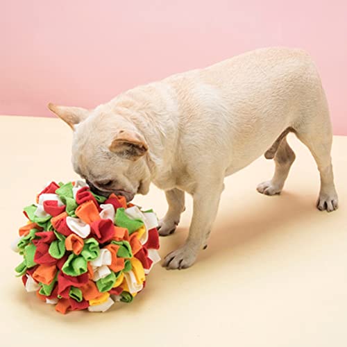 Poseca Snuffle Mat Ball para Perros, Juguetes para Perros Dispensador de Comida para Perros Juguete para Perros Alimentación Lenta Forrajeo Habilidad Rompecabezas Juguetes para Perros