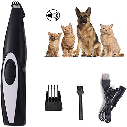 ppactvo Maquina De Cortar Pelo para Perros Tijeras Peluqueria Canina Afeitadora De Pies para Perros, Tijeras para Perros, Profesionales para Pelo Grueso, Tijeras EléCtricas USB