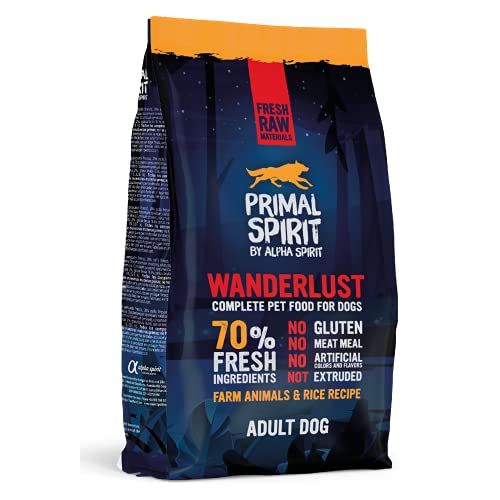 Primal Spirit8436586310868 70% Wanderlust Adulto Perros Comida 1 kg