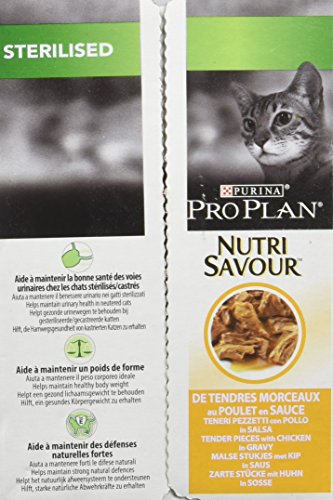 PRO PLAN CAT pienso húmedo esterilizada saborear 850gr pollo Comida mojado gato