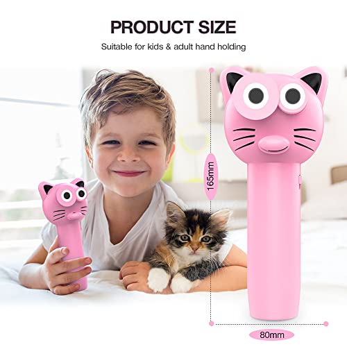 Propulsor de Cuerda, Mr. T&J Juguete Hélice de Cuerd para Niños con Forma de Gato con 2 Cuerdas Libres, Hélice de Propulsor de Cuerda de Mano Creativa,Lanzador de Cuerda Portátil para Niños y Adultos