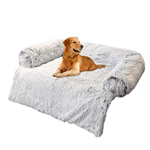 Protector de muebles para mascotas, funda de felpa para sofá cama para perros y mascotas, cojín suave y lavable para manta, funda para sofá Protector de colchón Protector de muebles para perro, gato