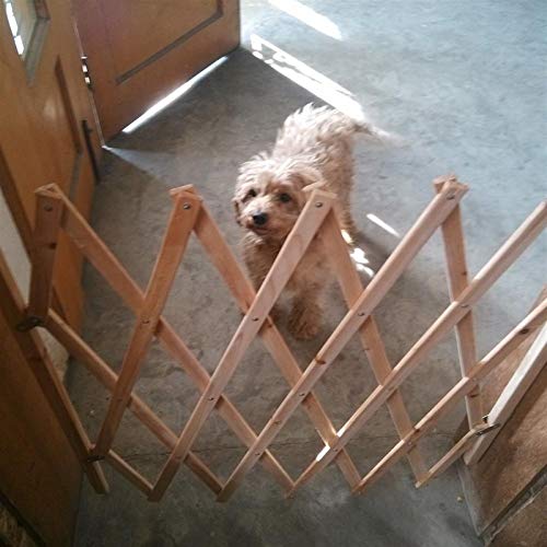 Puertas de Seguridad Madera Plegable del Perro casero Puerta de la Barrera de Seguridad Ampliación de la Cerca del Perrito de vaivén de la Puerta Simple Madera de la Cerca de Madera Estirable