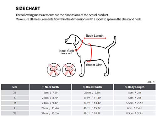 Puppia Junior - Arnés para Perros pequeños a Cuadros - Chaleco Suave - También se Puede Utilizar como arnés para Cachorros, Correa Anti tirón para Perros, Negro, XL