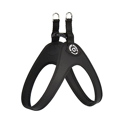 Puppy Liberty Buckle Arnés para Perros pequeños para Perros pequeños Chihuahua Shih Tzu Bulldog Boston Terrier Pit Bull Productos para Mascotas-Negro_Size2.0_ (4-5kg)