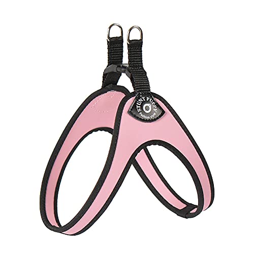 Puppy Liberty Buckle Arnés para Perros pequeños para Perros pequeños Chihuahua Shih Tzu Bulldog Boston Terrier Pit Bull Productos para Mascotas-Pink_Size1.5_ (3-4kg)