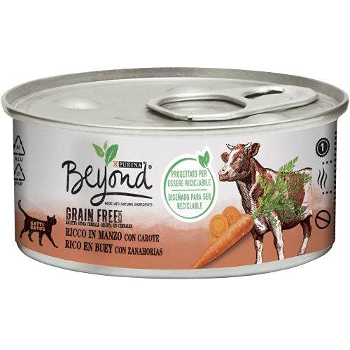 PURINA Beyond Cat Grain Free Buey, 85g