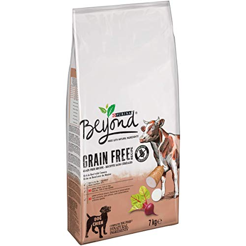 Purina Beyond Grain Free pienso Natural para Perro con Buey 7 Kg - 1 Sacos