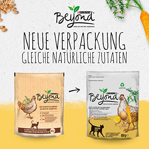 PURINA BEYOND Pienso Completo para Gatos Adultos a Partir de 1 año – Alimento para Animales, 1.4 kg (Paquete de 6), 8400