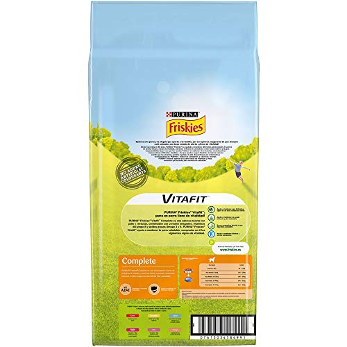 Purina Friskies Vitafit Complete Pienso para Perro Adulto Pollo 10 Kg